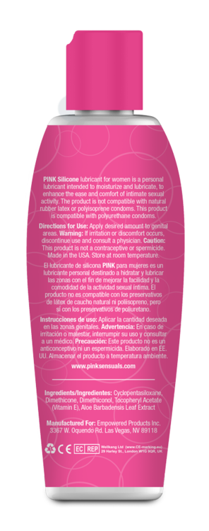 pink silicone 4 7 oz bottle