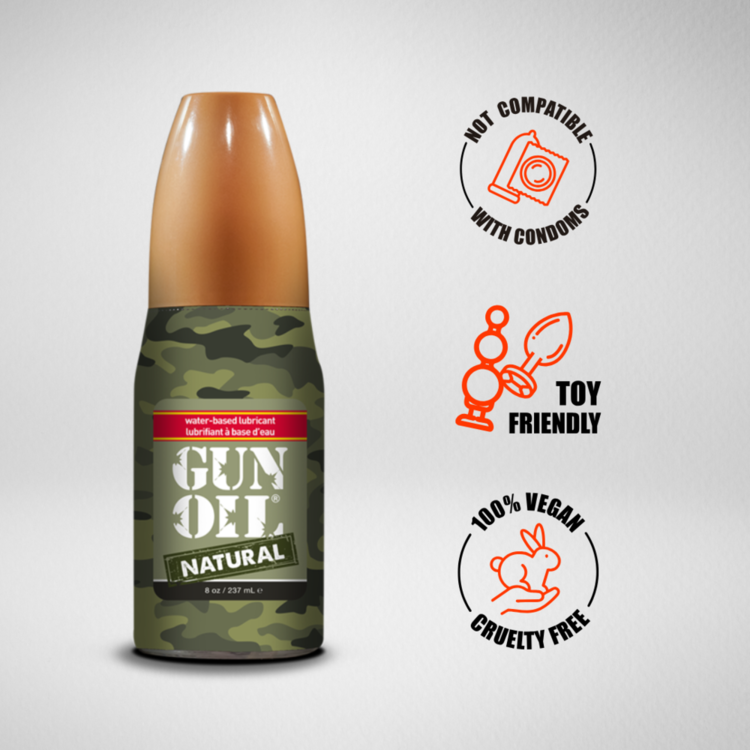 gun oil natural 8 oz bottle
