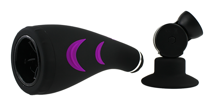 hydro powered deep throat oral stroker black