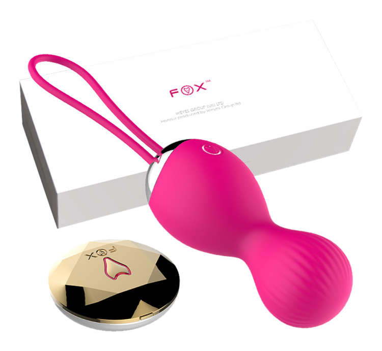 wireless 7 frequency kegel exercise ben wa balls rose red
