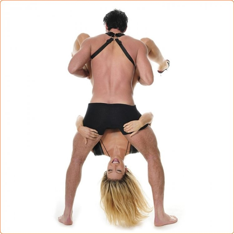 weightless sex harness black