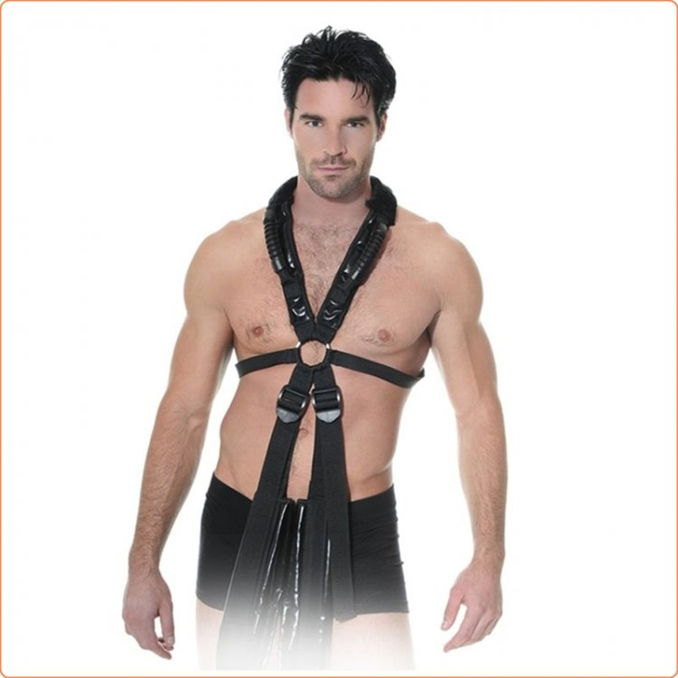 weightless sex harness black